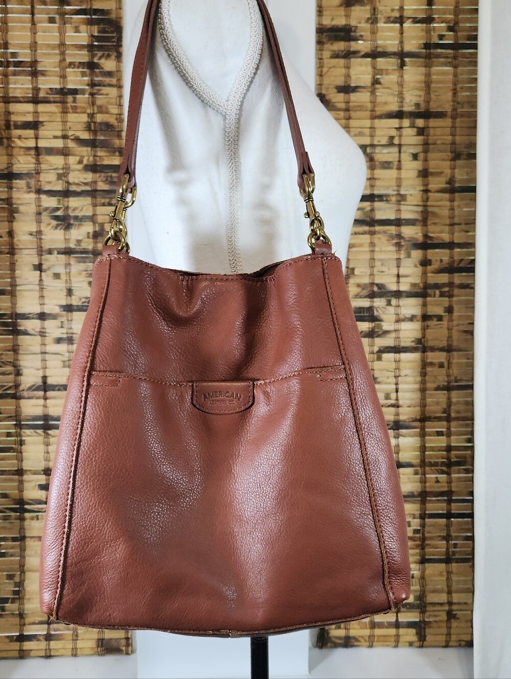 Meet Your New Everyday Icon: The American Leather Co. Bucket Bag